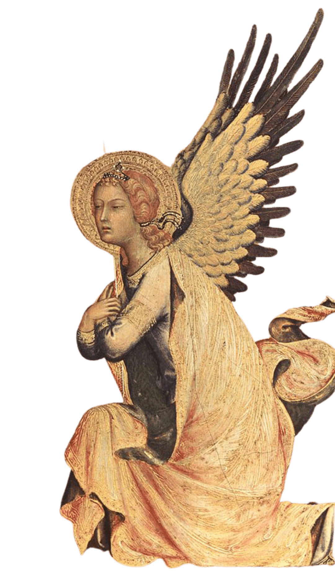 Anjo renascentista com asas douradas — Fra Angelico